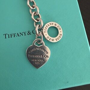 Tiffany & Co. Silver Toggle Heart Tag Bracelet